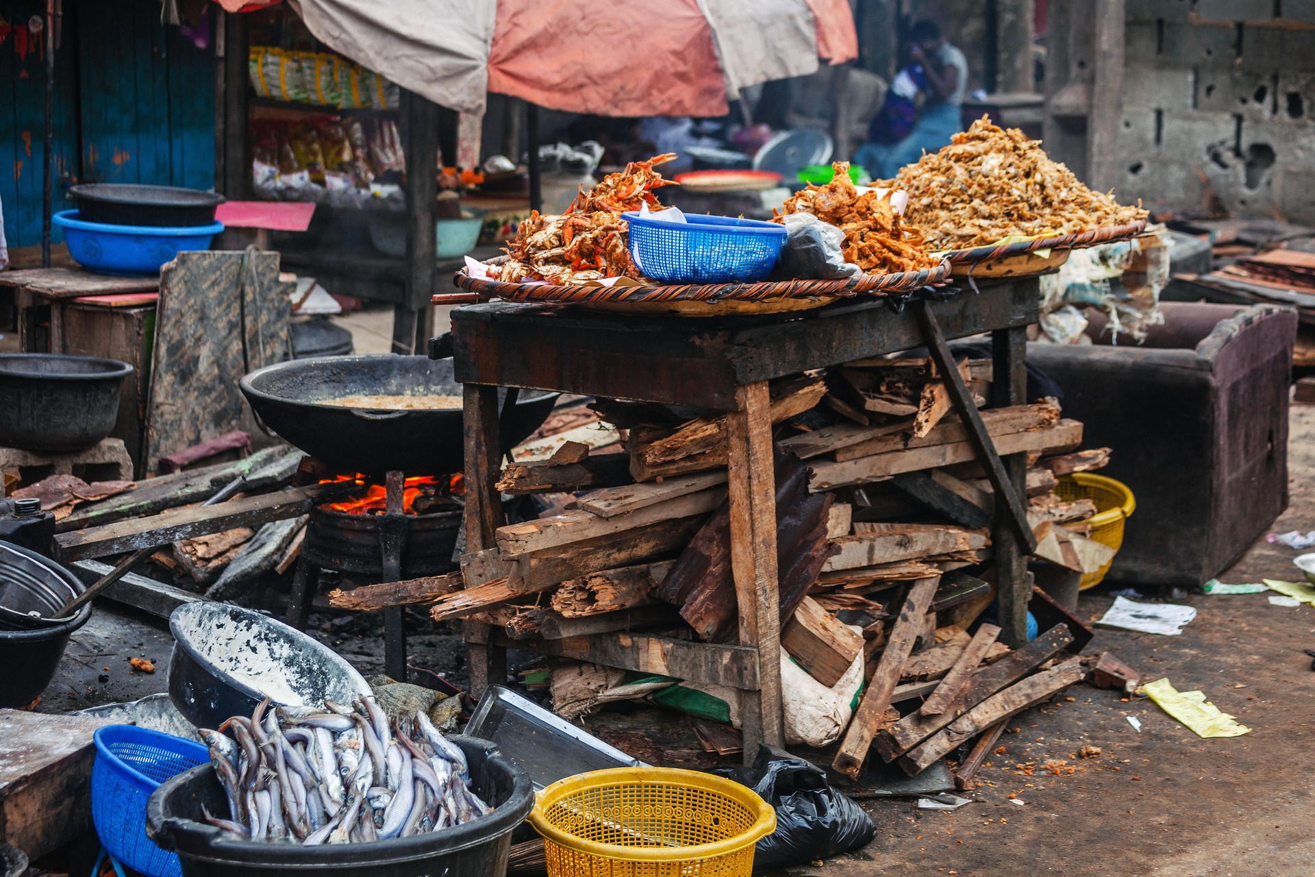 Street food - Lagos, Nigeria